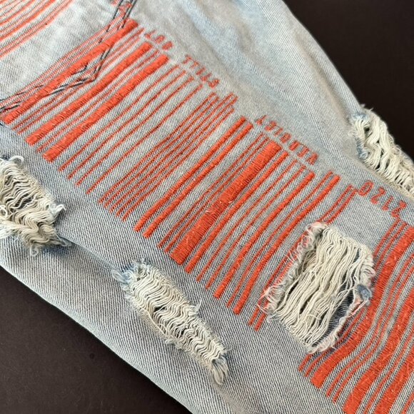 Verdict Still Out Distressed Jeans Size 30 - Picture 11 of 13